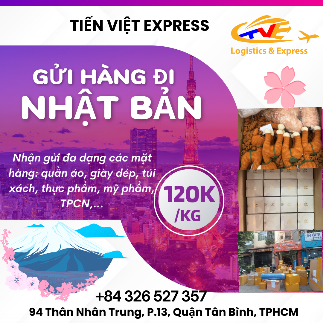 Gửi hàng đi Nhật Bản - Tiến Việt Express